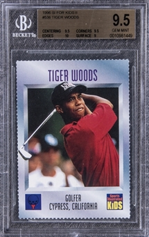 1996 "S.I. for Kids II" #536 Tiger Woods Rookie Card – BGS GEM MINT 9.5